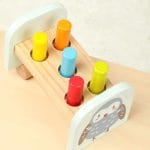 Ξύλινο Παιχνίδι με Σφυράκι & Χρωματιστά Καρφιά - Image 2