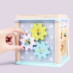 Ξύλινος Εκπαιδευτικός Κύβος Δραστηριοτήτων - Image 4