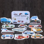 Παζλ σε Μεταλλικό Κουτί – Φρούτα, Ζώα & Οχήματα - Image 6