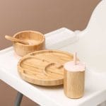 Σετ Φαγητού από Μπαμπού – Σχέδιο Ελεφαντάκι - Image 3