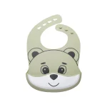 Σαλιάρα σιλικόνης με σχέδιο αρκουδάκι - Image 2