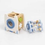 Ξύλινος Κύβος Δραστηριοτήτων σε Σχήμα Πύραυλος - Image 3