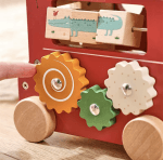 Ξύλινος Εκπαιδευτικός Κύβος - Λεωφορείο - Image 2