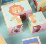 Παζλ Ξύλινοι Κύβοι 6 Σε 1