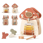 Ξύλινος εκπαιδευτικός κύβος σε σχήμα μανιτάρι - Image 4