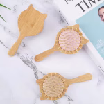 Παιδική Ξύλινη Βούρτσα Μαλλιών σε Σχήμα Γατούλα - Image 2