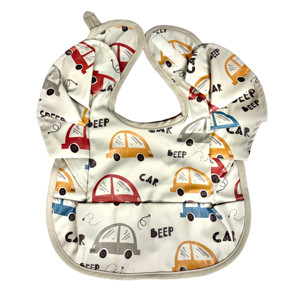 Αδιάβροχη Σαλιάρα με Βολάν - Αυτοκίνητα