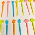 Σετ Πολύχρωμα Πιρουνάκια Φαγητού - Σχέδιο Ζωάκια Θαλάσσης