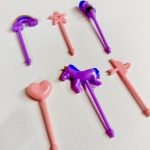 Σετ Πολύχρωμα Πιρουνάκια Φαγητού - Σχέδιο Μονόκερος - Image 2