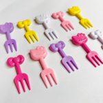 Σετ Πολύχρωμα Πιρουνάκια Φαγητού - Σχέδιο Γατούλες - Image 2