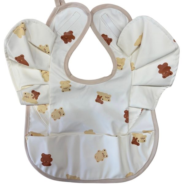 Αδιάβροχη Σαλιάρα με Βολάν - Αρκουδάκια