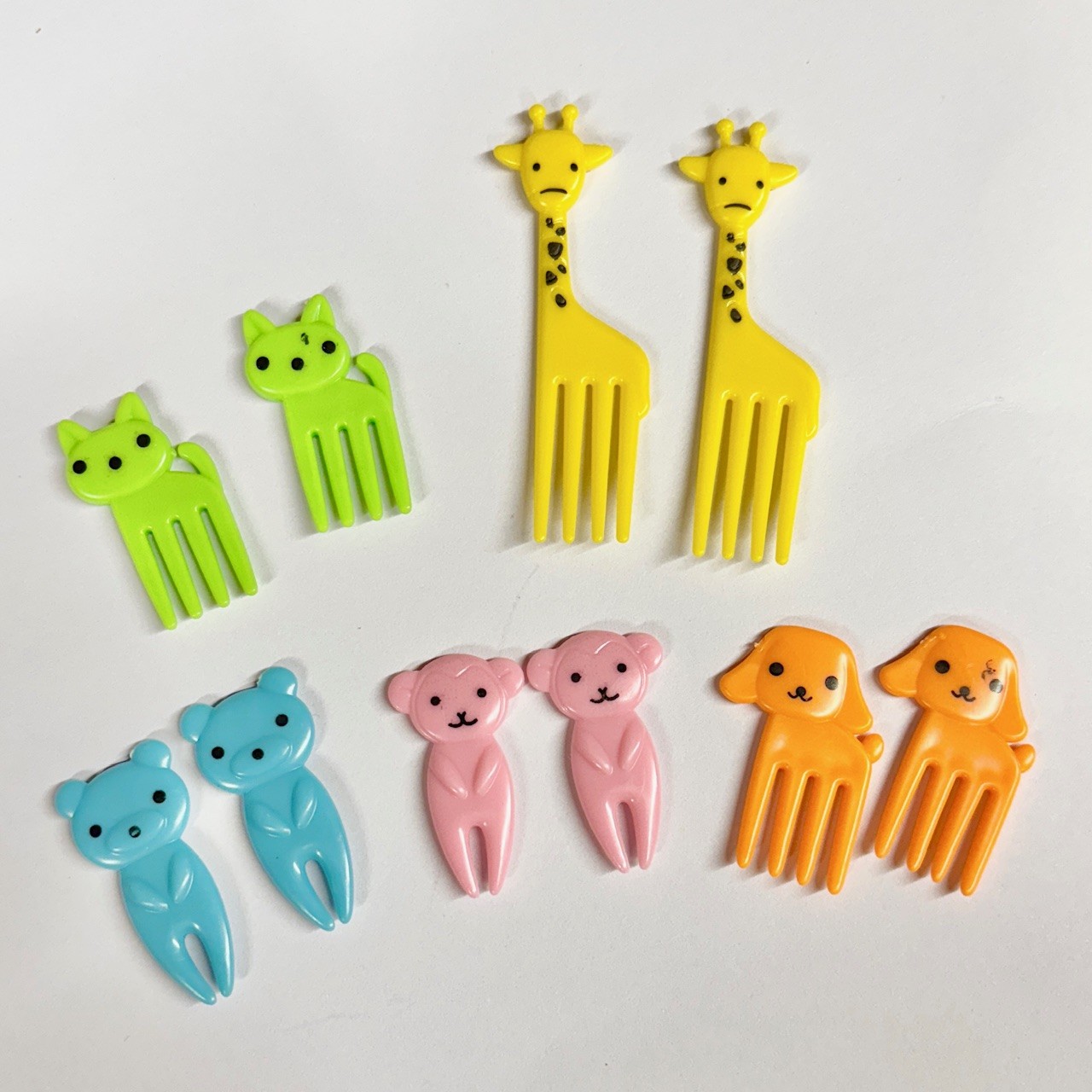 thumbnail_image5 (2) Σετ Πολύχρωμα Πιρουνάκια Φαγητού - Σχέδιο Πολύχρωμα Ζωάκια - Image 1